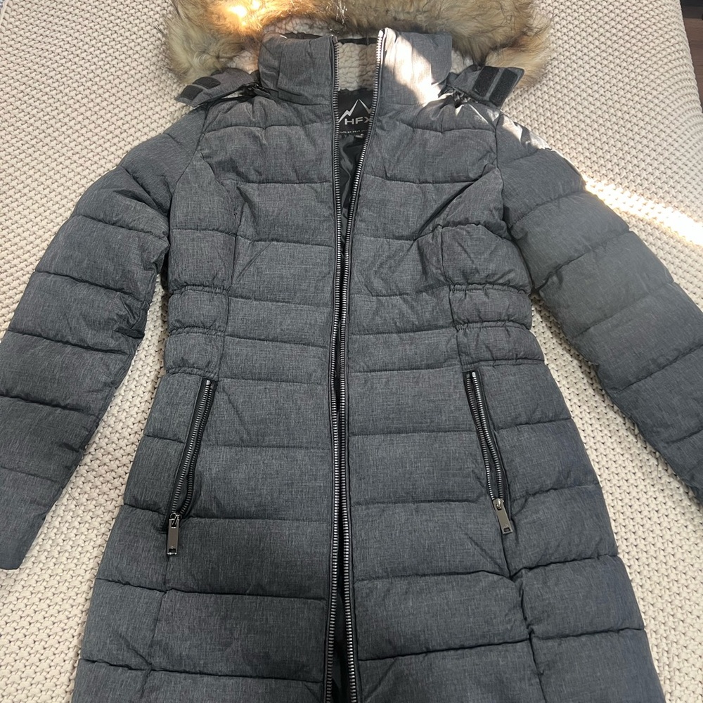 Warm Grey Winter Coat